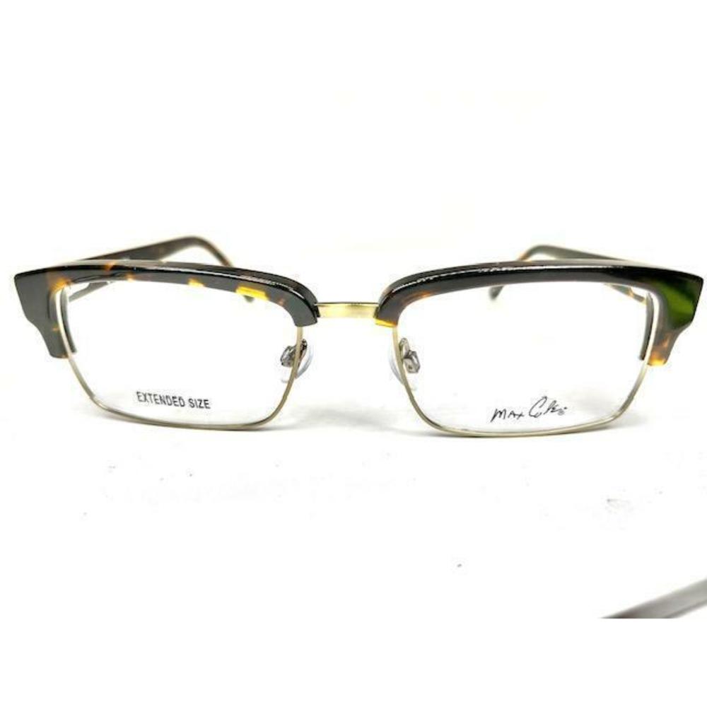 New Max Cole MC-1504 Col.10 Dark Tortoise & Gold Eyeglasses 55/19/150